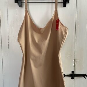 SPANX Socialight Beige Plus Size 3X tank top camisole with adjustable straps NWT